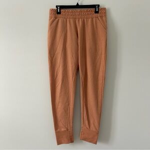 Free People Movement Sunny Mid Rise Joggers Pants Orange Peach M